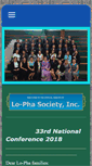 Mobile Screenshot of lo-phasociety.org